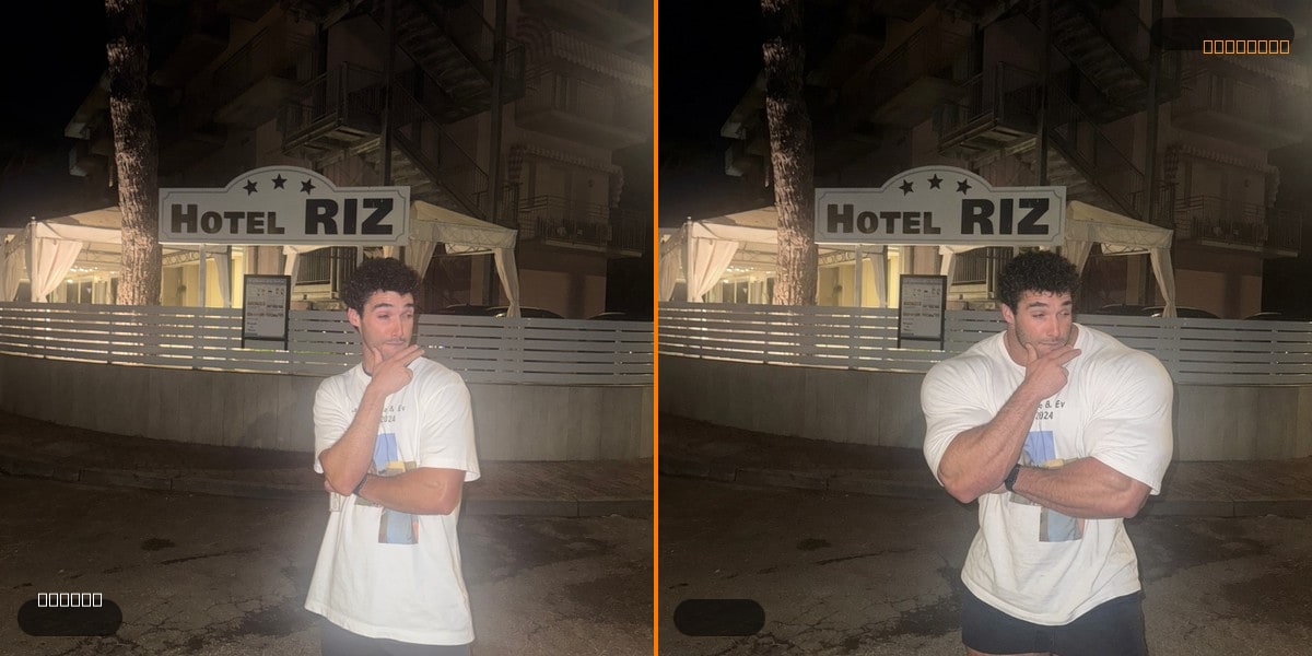 Before and after body meme — Dominic's 10x jacked