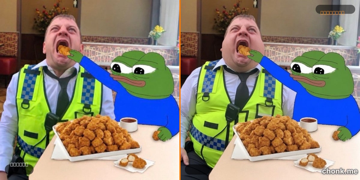 Before and after body meme — Dominic's 10x chonk