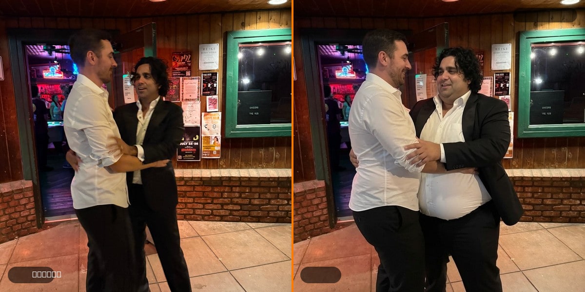 Before and after body meme — Dominic's 5x chonk