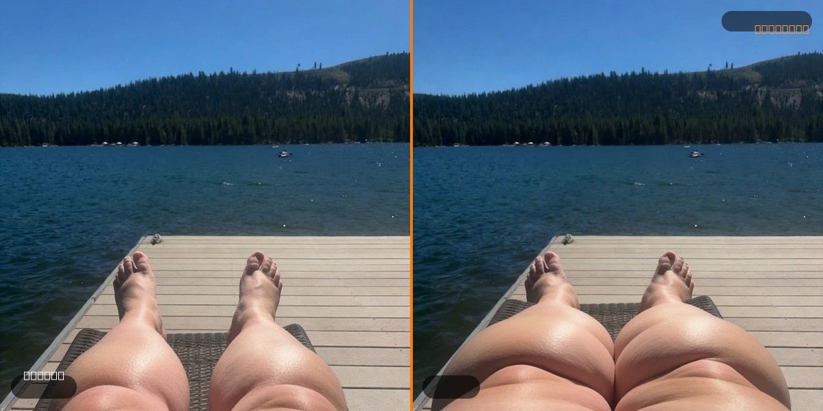 Before and after body meme — Eric's 7x chonk