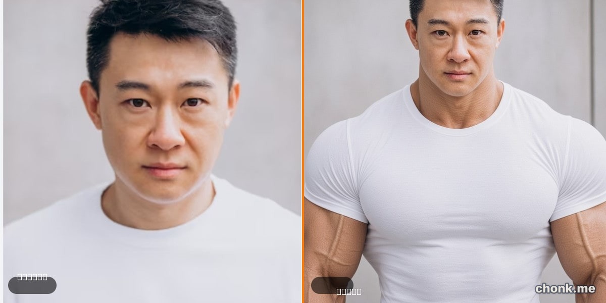 Before and after body meme — Louisa's 7x jacked